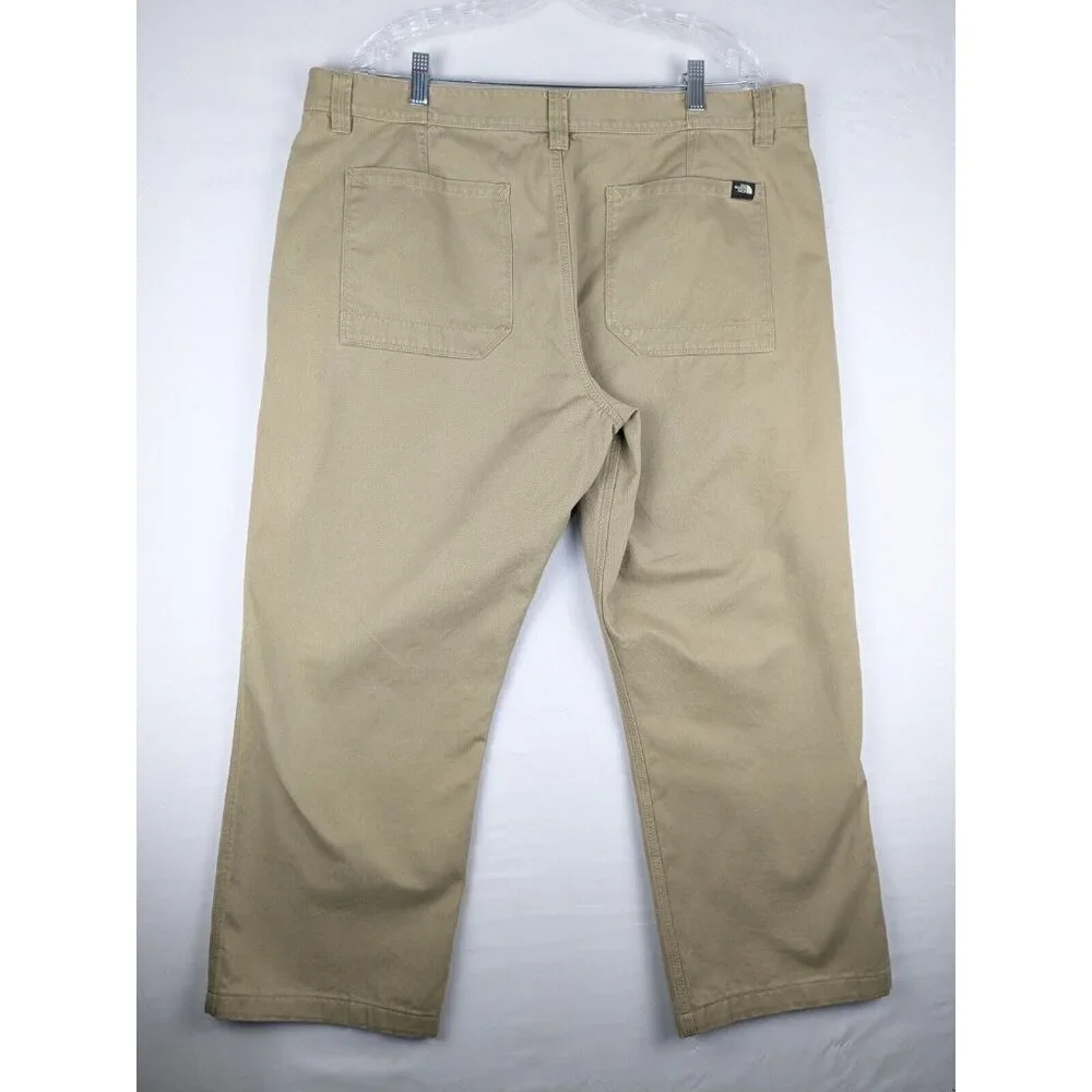 The North Face Pants Men's 40‎ Short Beige Chino Straight 100% Cotton